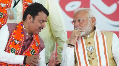 PM Narendra Modi and Devendra Fadnavis