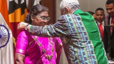 President Draupadi Murmu conferred with Timor-Leste's highest civilian honour