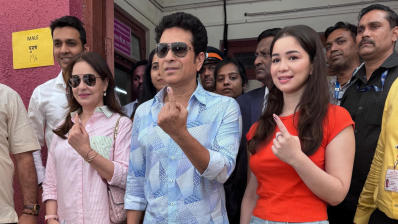 Sachin tendulkar caste his vote