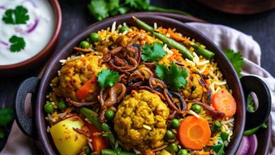  South Indian Style vegetarian Biryani recipe