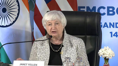 US Treasury Secretary Janet Yellen