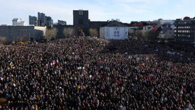 Iceland women strike October 24 2023 