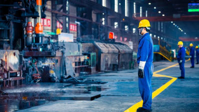 Steel factory in China