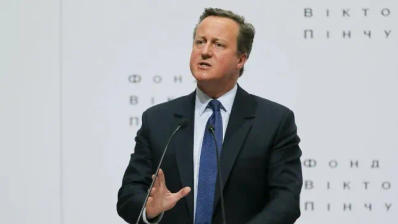 Former UK Prime Minister David Cameron 