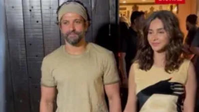 Farhan Akhtar with Shibani Dandekar 