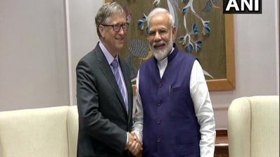 Bill Gates and PM Modi