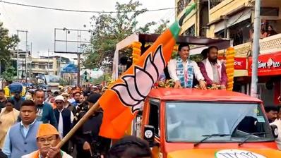 Union Minister and Bharatiya Janata Party's candidate for Dibrugarh Lok Sabha constituency in Assam, Sarbananda Sonowal filed his nomination papers on Tuesday