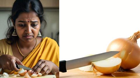 onion cutting Trick