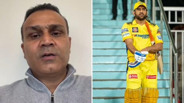 Virender Sehwag und Dhoni Kampf