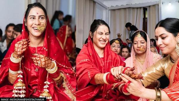 Sheetal Thakur flaunts her traditional Nath Kaleeras Making of