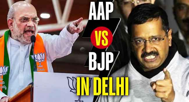 AAP vs BJP In Delhi: Arvind Kejriwal's ‘Slum’ Dare To Amit Shah