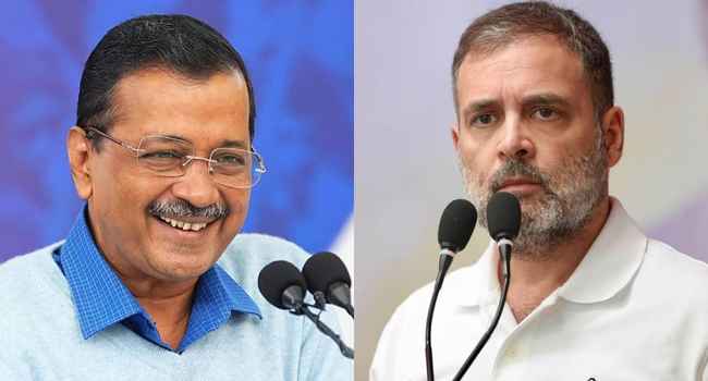 Arvind kejriwal and Rahul Gandhi