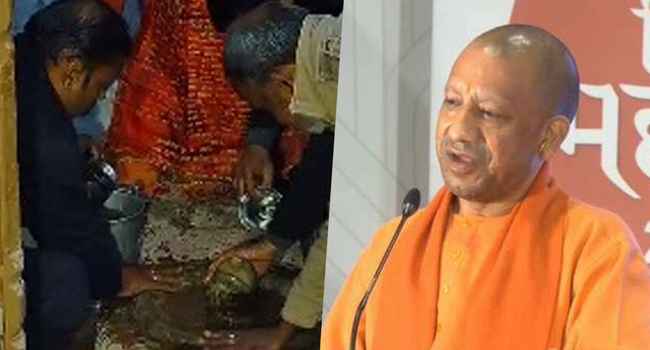 CM Yogi on Sambhal Mandir 