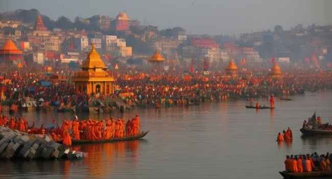 From Jan 13- Feb 26, 2025, the Kumbh Mela will take place in Prayagraj, Uttar Pradesh