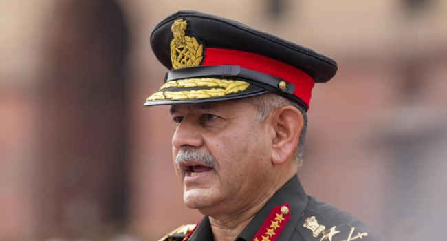 Indian Army chief Gen Upendra Dwivedi 