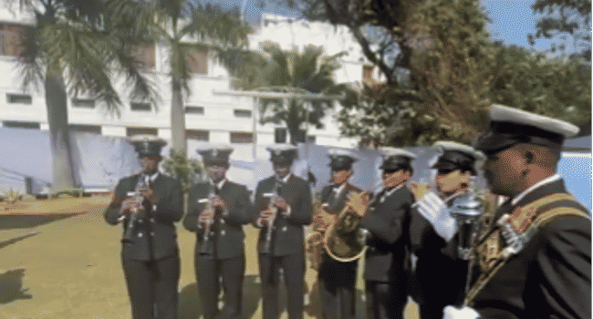 Navy women agniveer play tune of 'Jai Jai Bharati', set to take part in the Navy band for the first time at 76th Republic Day