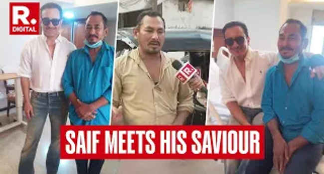 Saif meet his saviour 