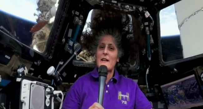 sunita williams diwali wishes from iss