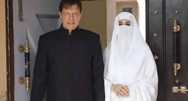 Imran khan and Bushra Bibi 