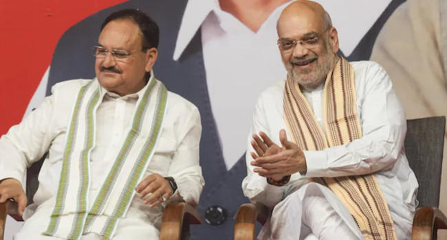 JP Nadda and Amit Shah