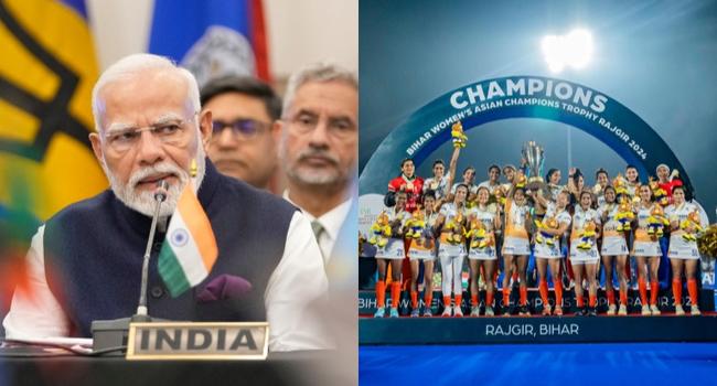 PM Narendra Modi, Hockey India Women's Team