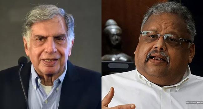 Ratan Tata and Rakesh Jhunjhunwala