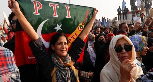 Pakistan Imran Khan Party PTI Protest 