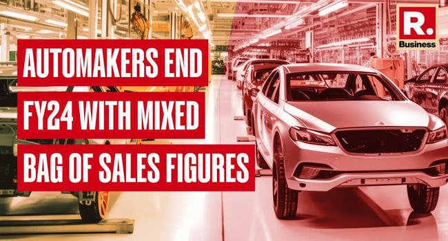Automakers end FY24 with mixed bag of sales figures