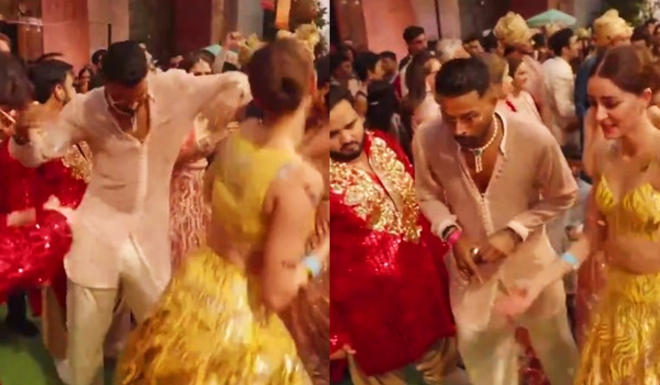 Hardik Pandya-Ananya Panday Dance at Anant-Radhika wedding