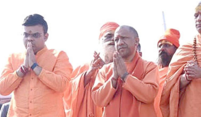 Jay Shah and Amit Shah in Mahakumbh