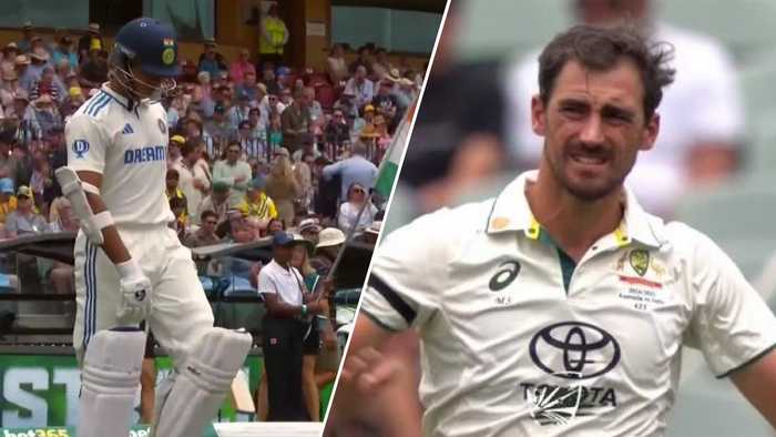 Fans Burst After Starc Fires Back at Jaiswal with a HUMBLING Wicket