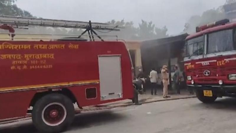 BREAKING: Massive Fire Breaks Out at Govt Hospital in UP's Moradabad