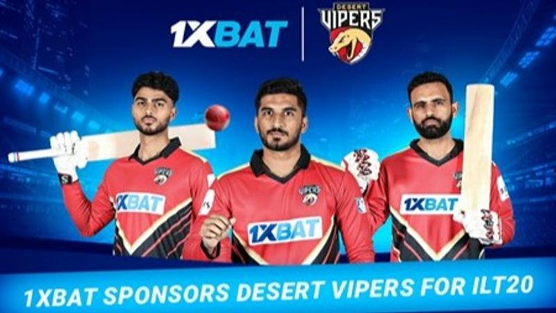 1xBat sponsors Desert Vipers