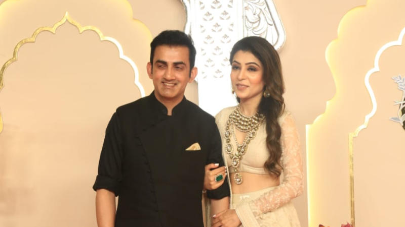 Gautam Gambhir-Natasha Jain at Anant-Radhika Wedding