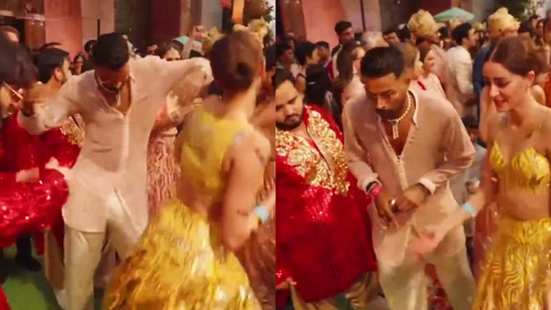 Hardik Pandya-Ananya Panday Dance at Anant-Radhika wedding