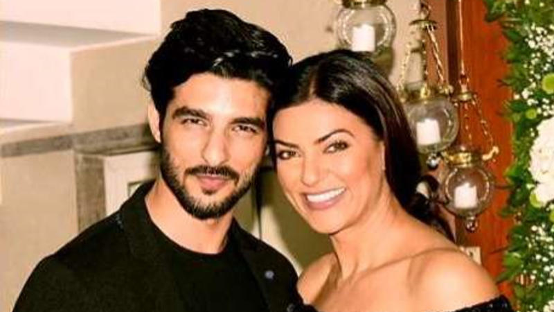 A file photo of Sushmita Sen with Rohman Shawl.