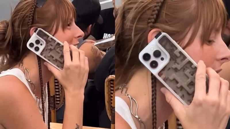  A video surfacing on the internet captures a woman using a phone cover with a live ant farm. 