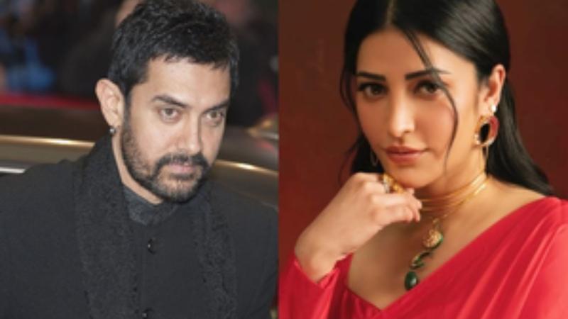 Aamir Khan and Shruti Haasan