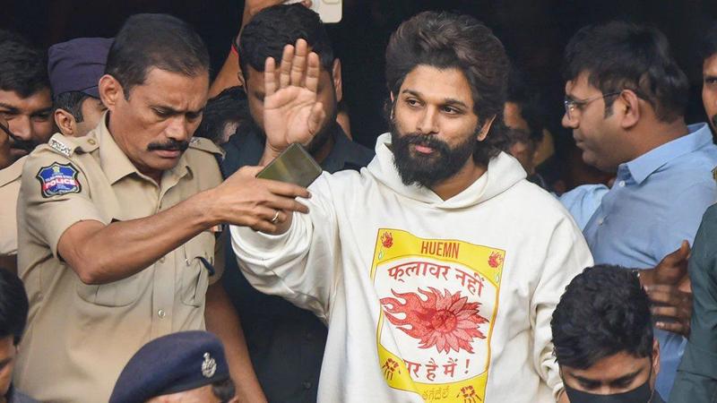 Actor Allu Arjun was arrested in connection with the Sandhya Theatre stampede during Pushpa 2 premiere.