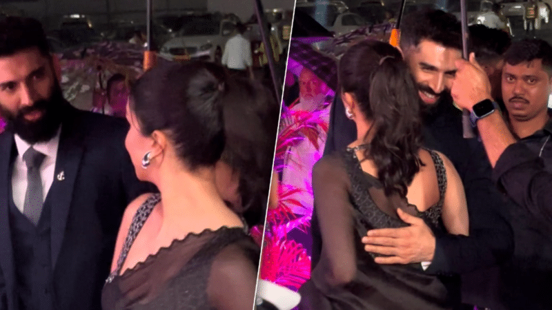 Aditya Roy Kapur met his rumoured ex-girlfriend at the event in Mumbai