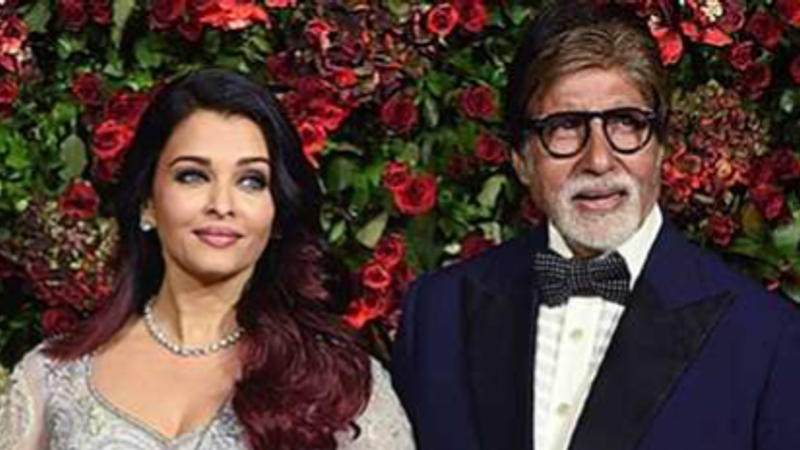 Aishwarya Rai with her father-in-law Amitabh Bachchan