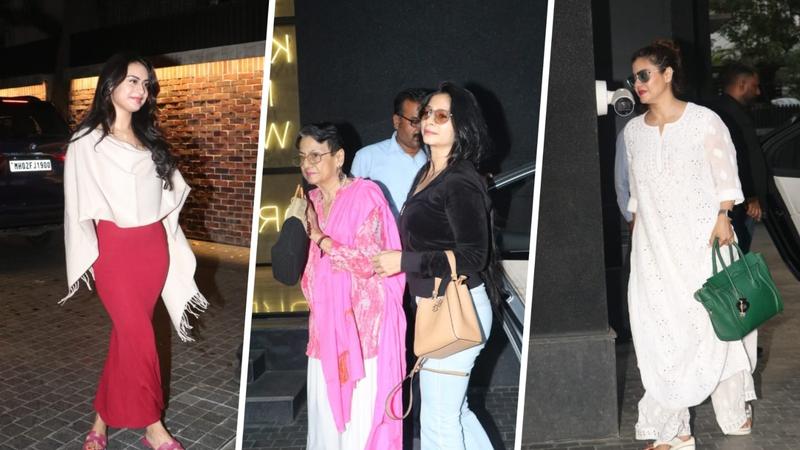 Ajay Devgn's family members at Singham Again screening