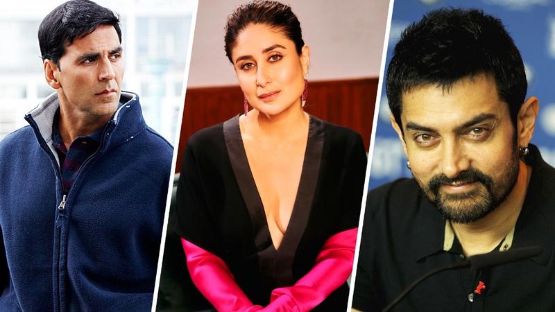 Akshay Kumar, Kareena Kapoor, Aamir Khan