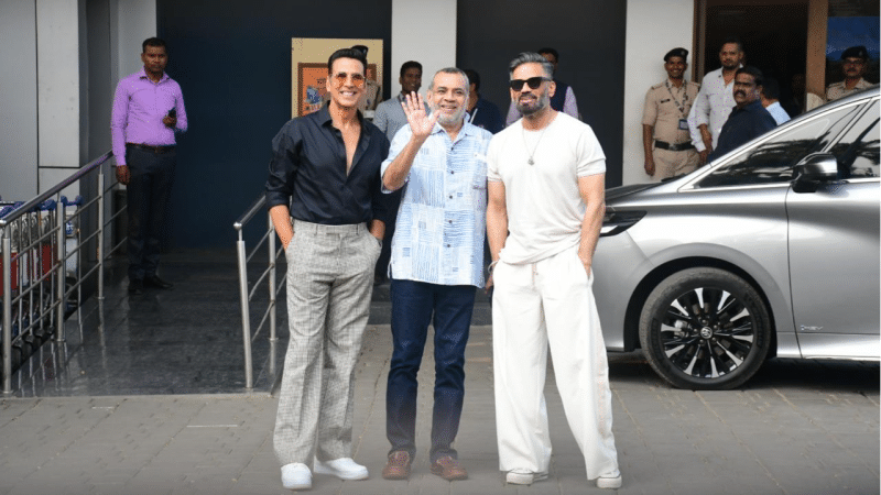 Akshay Kumar, Paresh Rawal, Suniel Shetty  