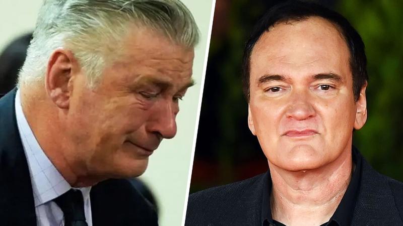 Alec Baldwin (L), Tarantino (L)