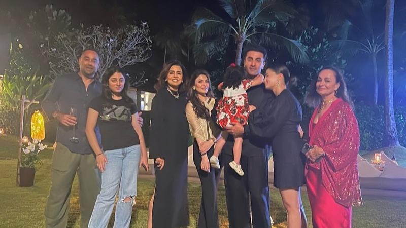 Alia Bhatt and Ranbir Kapoor celebrated new year 2025 with family