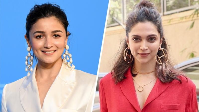 Alia Bhatt (L), Deepika Padukone (R)