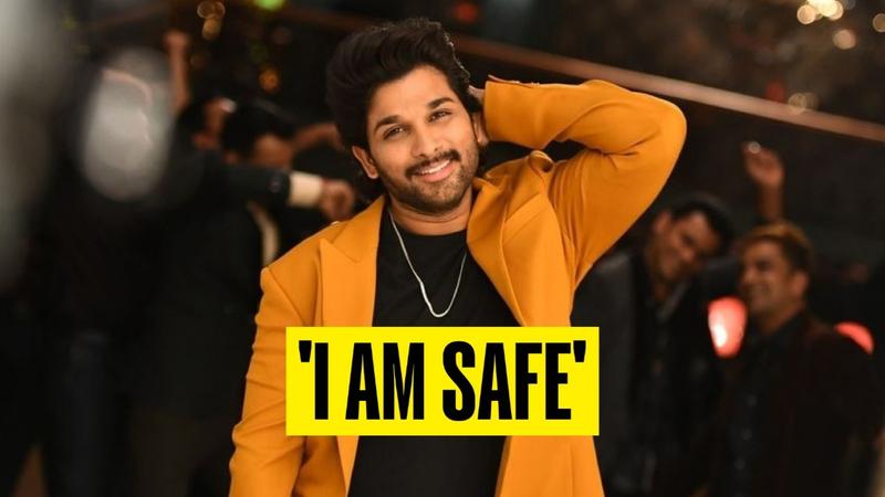 Allu Arjun adressed the media following his return after arrest