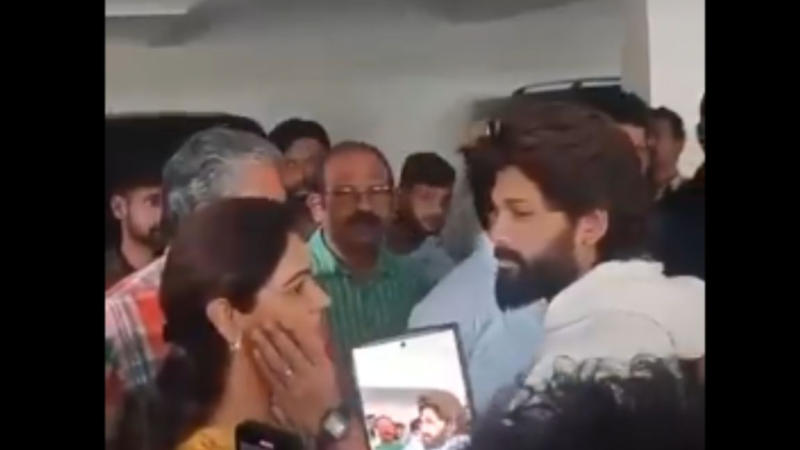 Video Captures Emotional Moment Between Allu Arjun and Wife Sneha Reddy At the Time of His Arrest