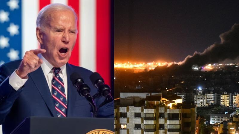 america in action after iranian attack on israel president biden gave instructions to army